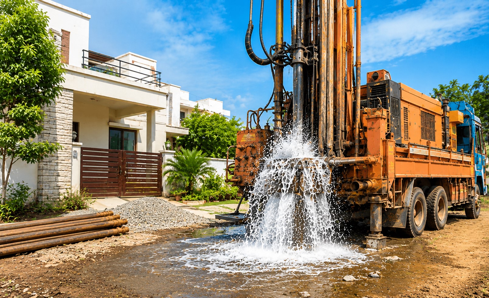 Borewell recharging